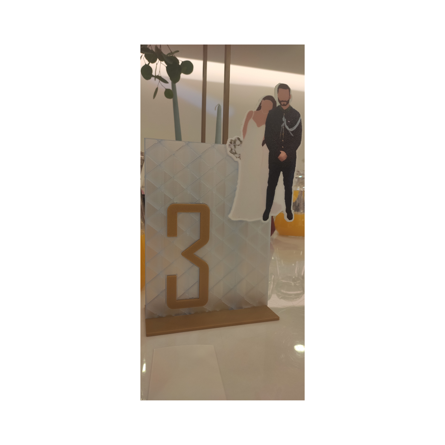 Marcadores de Mesas Casamento